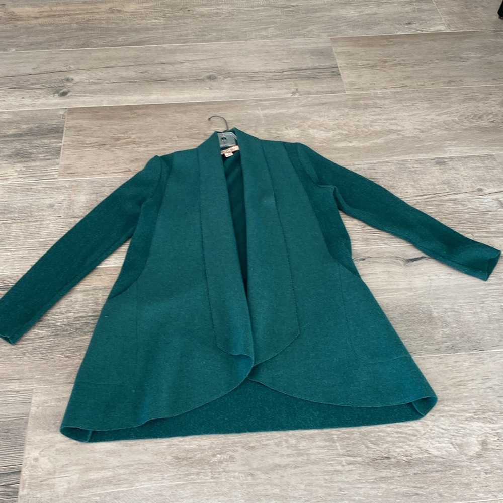 Beyond Threads Alpaca Wool Felted Long Cardigan/jacket women’s M